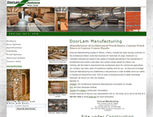 Tablet Screenshot of doorlam.com